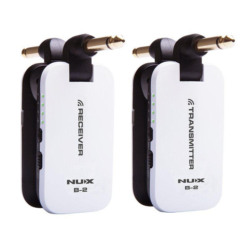 NUX B-2 2.4G 4 Channels Rechargeable Wireless System Transmitter & Receiver For Guitar Bass