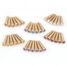 1PC Debbie GXZ-6 Guitar Bridge Pins with Copper Brass Pearl Shell Dot String Nails Pin for Folk Acou