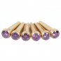 1PC Debbie GXZ-6 Guitar Bridge Pins with Copper Brass Pearl Shell Dot String Nails Pin for Folk Acou