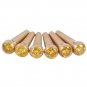 1PC Debbie GXZ-6 Guitar Bridge Pins with Copper Brass Pearl Shell Dot String Nails Pin for Folk Acou