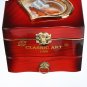 Hand Crank Rotating Dancers Ballerina Music Box Metal Antique Jewelry Box New Year Gift for Girl