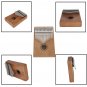 IRIN 17 Keys Mahogany Kalimba Wooden Thumb Piano Finger Percussion