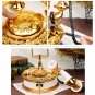 Retro Heart Shaped Telephone Model Music Box Home Ornament Decoration Music Box Toy