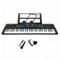 61 Keys Digital Keyboard Electronic Piano Double Horn Stereo Sound with Microphone Music Stand for C