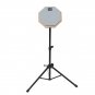 8 Inch Rubber Wooden Dumb Drum Pad with Stand Bag for Percussion Instruments