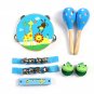 8/19Pcs Kids Children Musical Instrument Toys Set Drum Bell Hammer Trumpet