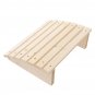 Flat / Slanted Footrest Pine Wood Foot Stool Piano Furniture Home Office Under Table