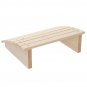 Flat / Slanted Footrest Pine Wood Foot Stool Piano Furniture Home Office Under Table