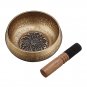 Tibetan Singing Bowl with Healing Mantra Engravings  Meditation Sound Bowl Handcrafted in Nepal