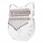 17 Keys Acrylic Crystal Kalimbas Thumb Piano With Bag Hammer And Music Book Perfect For Music Lover 