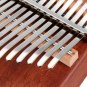 17 key Gauntlets Thumb Piano Mahogany kalimbas Wood acoustic Musical Instrument for Beginner  With A