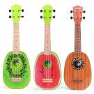 21 Inch Ukulele Woodgrain Beginner Ukuleles Uke Hawaii Guitar w/ Puzzle Tuning