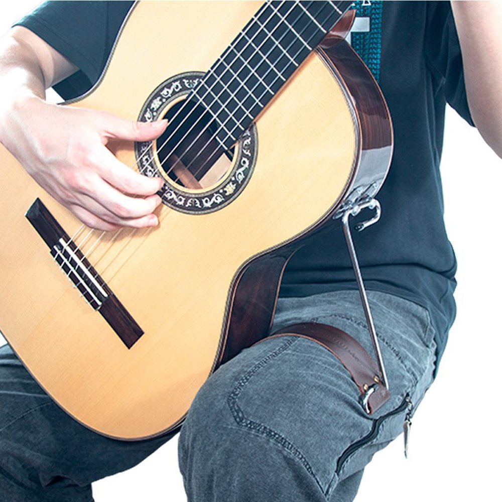 Koyunbaba Z-shape Guitar Support Generic Fixed Musician Playing Stand Holder Leg Bracket for Classic