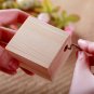 Wooden Mini Music Box DIY Mechanical Retro Vintage Hand Crank Music Box Movement 18 notes Melody Mus