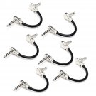 1PCS Low Noise Guitar Effect Pedal Board Patch Cable Cord With Right Angle Plug