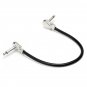 1PCS Low Noise Guitar Effect Pedal Board Patch Cable Cord With Right Angle Plug