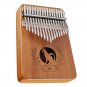 17 Keys Kalimbas Thumb Piano African Rosewood Mahogany Whole Board Finger Piano Student Beginner Mus