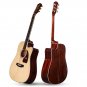 Morgan CP600-DC / CP600-GC A-class Sitika Single Board Acoustic Model 41 inch Folk Guitar Beginner N