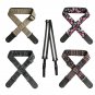 Flanger Electric Acoustic Guitar Strap Vintage National Style PU Leather Strap with Guitar Pick Hold