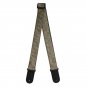 Flanger Electric Acoustic Guitar Strap Vintage National Style PU Leather Strap with Guitar Pick Hold