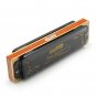 Easttop T008K 10 Hole Blues Harmonica A B C D E F G Key Black