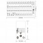 Piano Keyboard Musical Note Sticker for 61 Keys Electronic Keyboard Piano