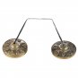 Zebra Handcrafted Tibetan Meditation Bell Tingsha Cymbal Bells with Buddhist