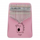Cega 17 Key Full Solid Veneer Mahogany Kalimbas Thumb Piano Finger Percussion with Tuning Hammer