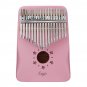 Cega 17 Key Full Solid Veneer Mahogany Kalimbas Thumb Piano Finger Percussion with Tuning Hammer