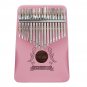 Cega 17 Key Full Solid Veneer Mahogany Kalimbas Thumb Piano Finger Percussion with Tuning Hammer