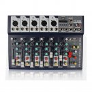 J.I.Y F7 25W 7 Channel 3-Band EQ AUX Output 48V Phantom Power Bluetooth Audio Mixer