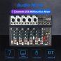 J.I.Y F7 25W 7 Channel 3-Band EQ AUX Output 48V Phantom Power Bluetooth Audio Mixer