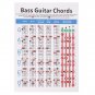 DEBBIE Hord-1.2 Four-String Electric Bass String Spectrum Guitar Chord Chart for Fingering Practice