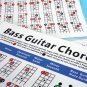 DEBBIE Hord-1.2 Four-String Electric Bass String Spectrum Guitar Chord Chart for Fingering Practice
