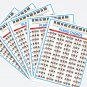 Debbie Chord-10 88 Key Piano Chord Chart Poster Piano Fingering Guide Diagram for Fingering Practice