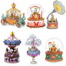 DIY Wooden Music Box 3D Jigsaw Puzzle Toy Handmade Gift for Girls Children Teens