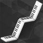 88 Keys Foldable Electronic Piano Portable Keyboard 128 Tones Dual Speakers Headphone Output with Su