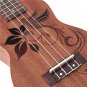 21 Inch Soprano Ukulele Uke Sapele 15 Frets Musical Instrument Flower