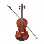 16 Inch Natural Acoustic Viola Solid Wood with Storage Case Bow Rosin Gift Violin Instrument For Beg