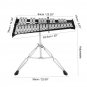 32 Note Xylophone Aluminum Piano Orff Instrument with Bag