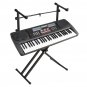 2-Tiers X Style Adjustable Keyboard Stand Folding Electronic Music Piano Holder