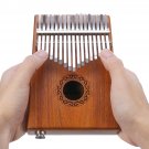 17 Keys Electric Kalimbas Acacia Thumb Piano Wood Finger Percussion Music w/Cable