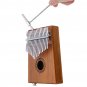 17 Keys Electric Kalimbas Acacia Thumb Piano Wood Finger Percussion Music w/Cable