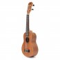 Zebra 21 Inch Mahogany Ukulele Uke 15 Frets Soprano Hawaiian Guitar Musical Instrument