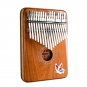 GECKO 17 Keys Kalimbas Mbira African Mahogany Finger Thumb Piano Wooden Keyboard Percussion Musical