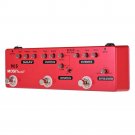 MOSKY DC5 6-In-1 Guitar Effects Pedal Delay Chorus Distortion Overdrive Booster Buffer Full Metal Sh