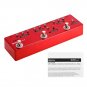 MOSKY DC5 6-In-1 Guitar Effects Pedal Delay Chorus Distortion Overdrive Booster Buffer Full Metal Sh