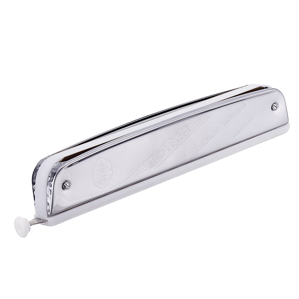 QIMEI M1015 24 Holes Chromatic Harmonica C Key for Adults