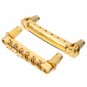 Gold Tune-O-Matic Bridge Tailpiece for Gibson Les Paul Guitar Replacement