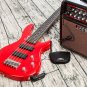Aroma ARU-2 Wireless Audio Transmission Set with Receiver Transmitter For Guitar Bass